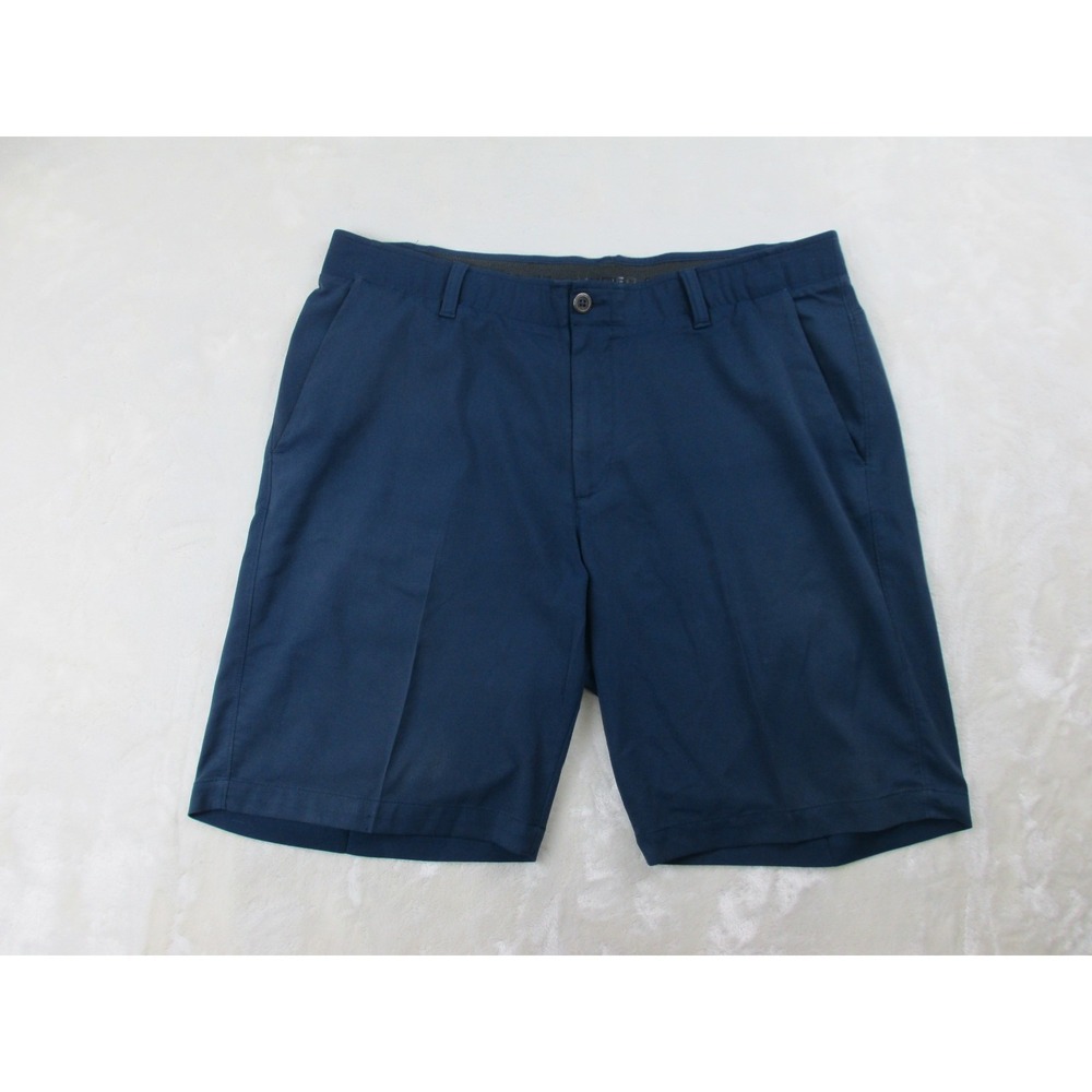 Under Armour Shorts Mens 38 Blue Chino Pockets Performance Heat Gear Golf*